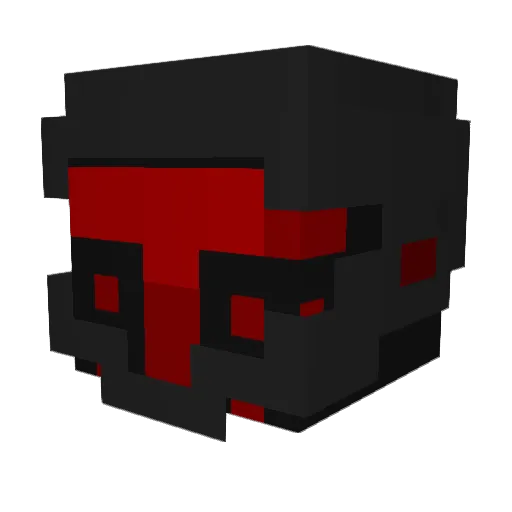 Narses Minecraft avatar head, 3D render