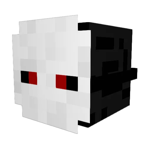 Narstex Minecraft avatar head, 3D render