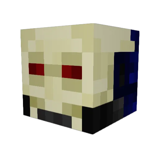 Narth4x Minecraft avatar head, 3D render