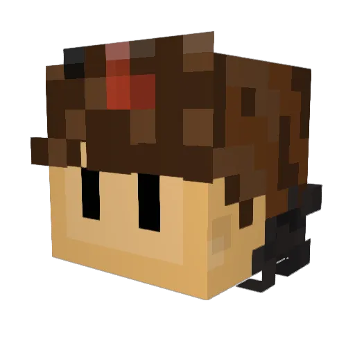 NaruYTPVP_VN Minecraft avatar head, 3D render