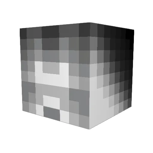 NarvShadow Minecraft avatar head, 3D render