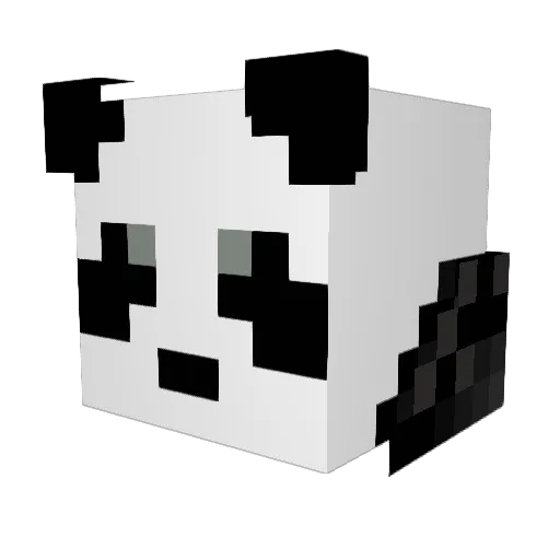 Narwhale8 Minecraft avatar head, 3D render