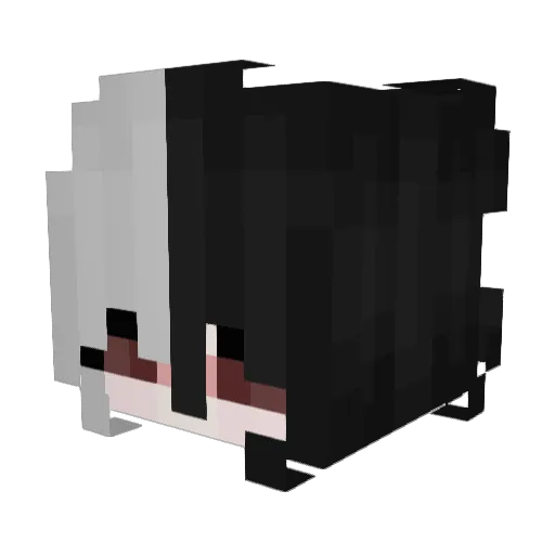 Narytooooo Minecraft avatar head, 3D render