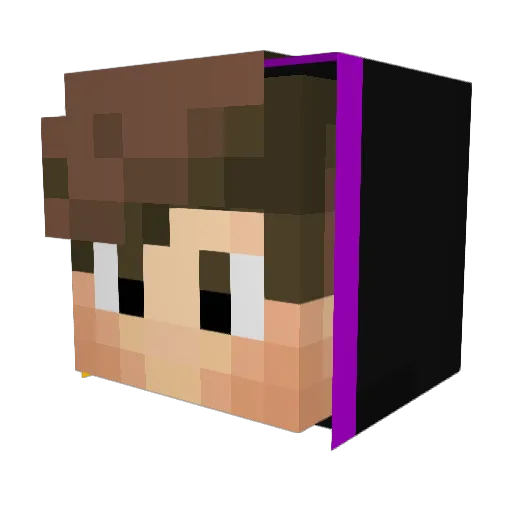 Nasamatti2012 Minecraft avatar head, 3D render