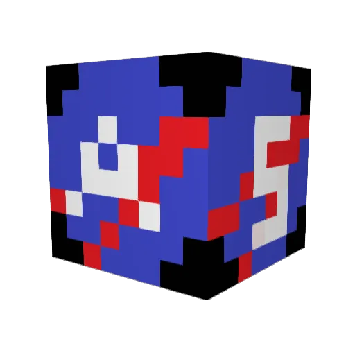 Nasanjito Minecraft avatar head, 3D render