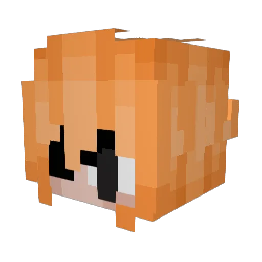Nasaradvi Minecraft avatar head, 3D render