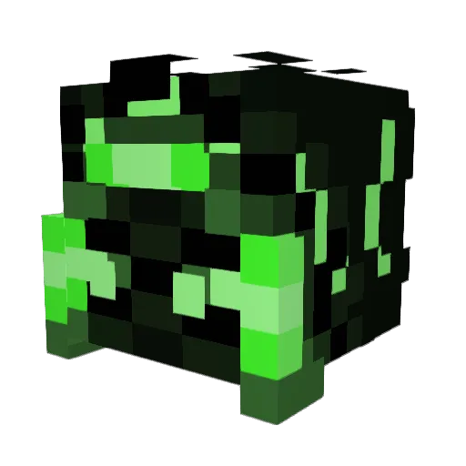 Nascarman Minecraft avatar head, 3D render