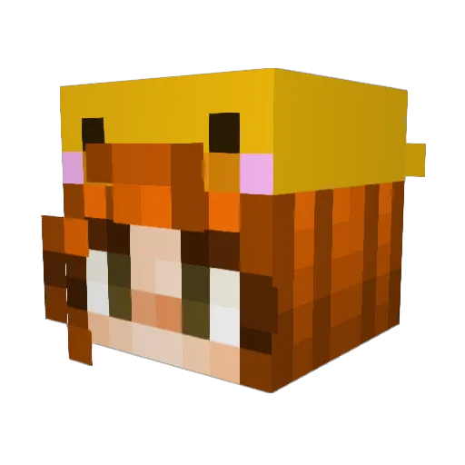 Nase1997 Minecraft avatar head, 3D render
