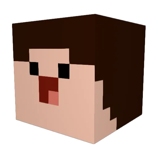 Nasenboy Minecraft avatar head, 3D render