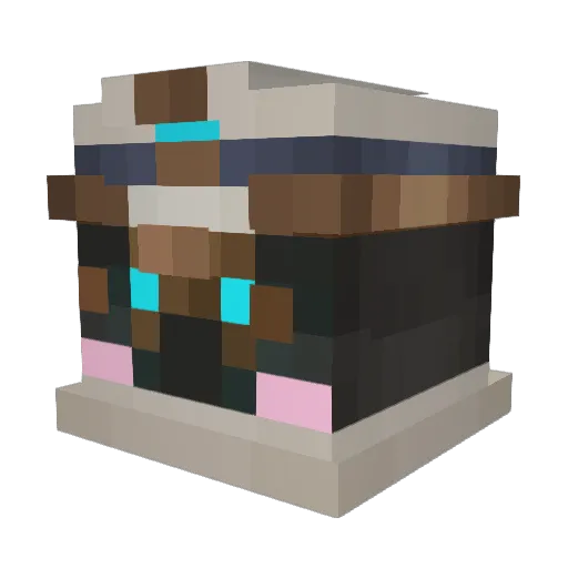 Nash55555 Minecraft avatar head, 3D render