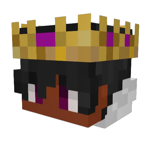 Nashe_8 Minecraft avatar head, 3D render