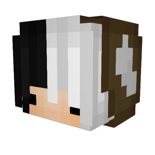NashiroYasuhisa Minecraft avatar head, 3D render