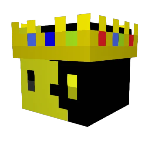 Nask_ Minecraft avatar head, 3D render