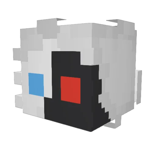 NasmaAsia Minecraft avatar head, 3D render