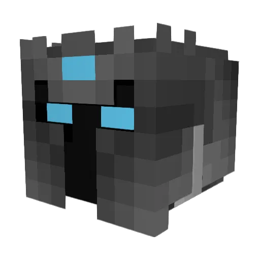 Nassorius Minecraft avatar head, 3D render