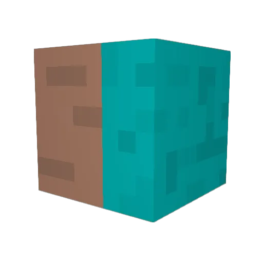 Nastala Minecraft avatar head, 3D render