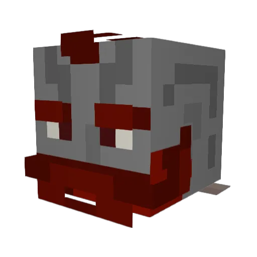 Nastimus Minecraft avatar head, 3D render