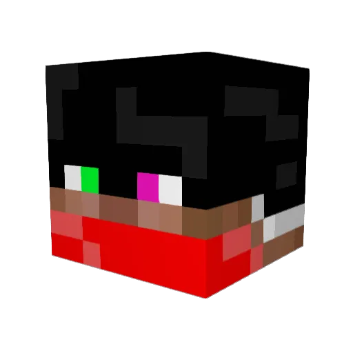 Nasty_Napalm Minecraft avatar head, 3D render