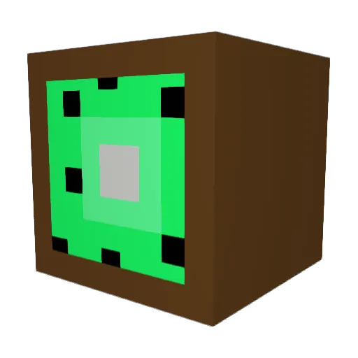 Nasukiwi Minecraft avatar head, 3D render