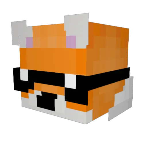 NatGaming333 Minecraft avatar head, 3D render