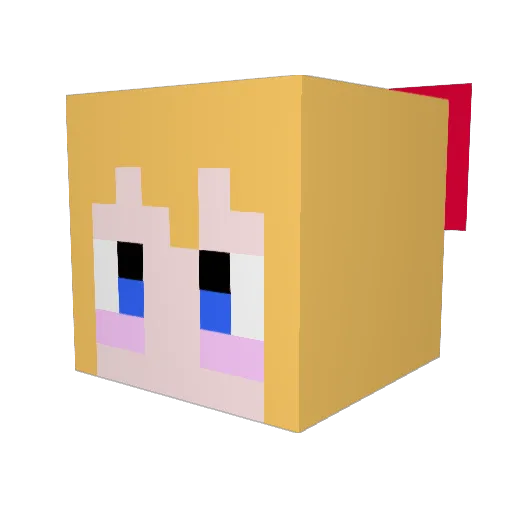 NatTi1128 Minecraft avatar head, 3D render