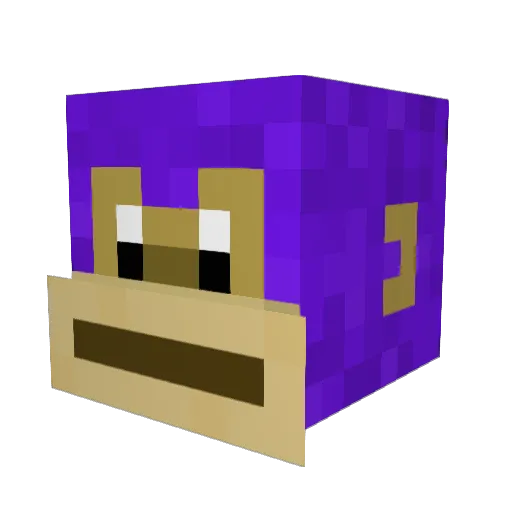 Nat_115 Minecraft avatar head, 3D render