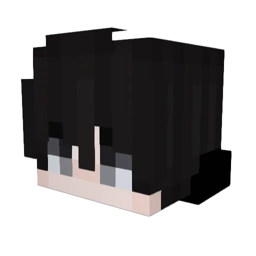 Nat_NT Minecraft avatar head, 3D render
