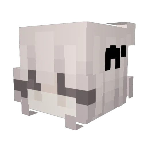 NataIya Minecraft avatar head, 3D render