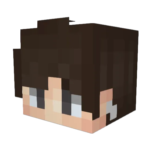 Natalie1357 Minecraft avatar head, 3D render