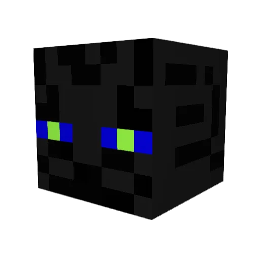NatalieMonster Minecraft avatar head, 3D render