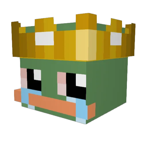 NatalieOn9 Minecraft avatar head, 3D render