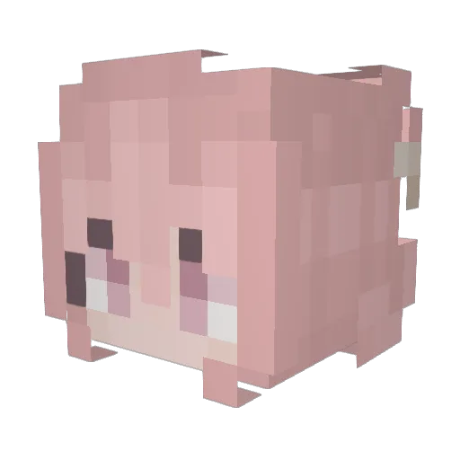 NatalieTheG4mer Minecraft avatar head, 3D render