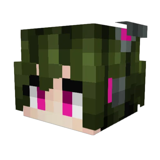 Nataliea85 Minecraft avatar head, 3D render