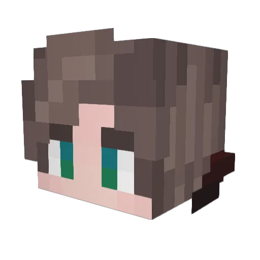 Natanbreak91 Minecraft avatar head, 3D render