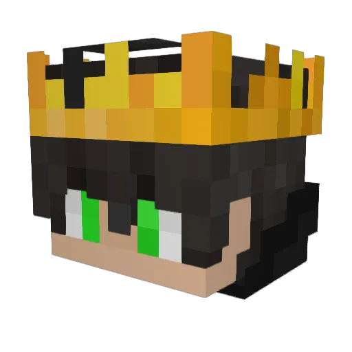 Natanield2015 Minecraft avatar head, 3D render