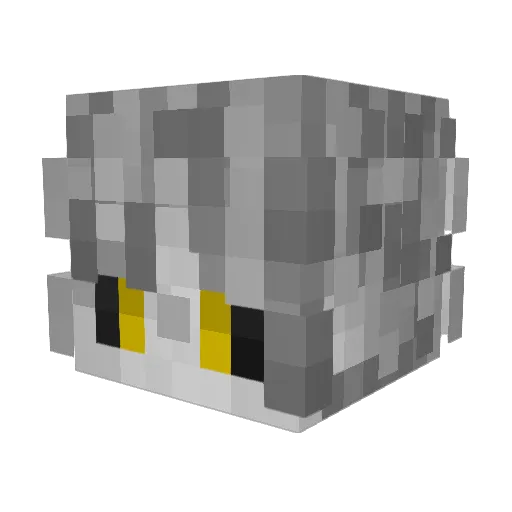 Natanowskyyy Minecraft avatar head, 3D render