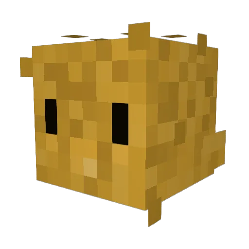 Nate7potato Minecraft avatar head, 3D render