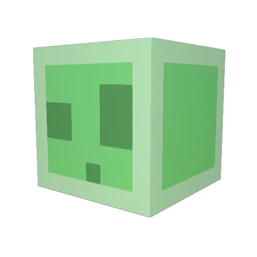 NateCB1 Minecraft avatar head, 3D render