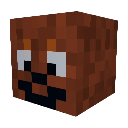NateDaGreat2 Minecraft avatar head, 3D render