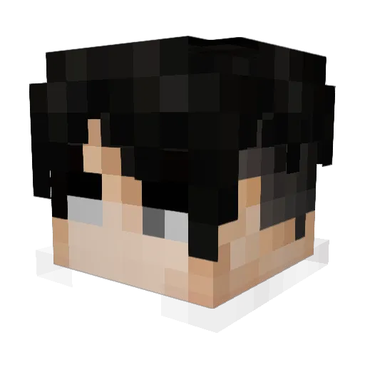 NateFrank83 Minecraft avatar head, 3D render