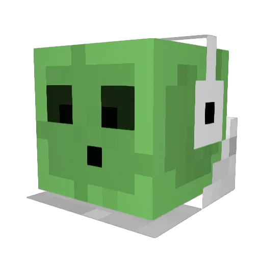 NateGame Minecraft avatar head, 3D render