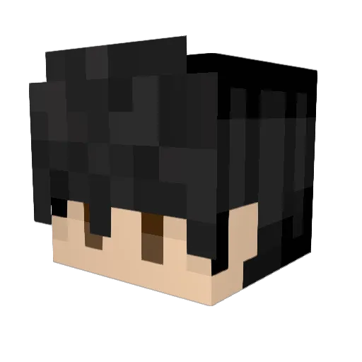 NateRelate Minecraft avatar head, 3D render