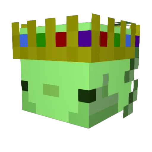 NateSMP Minecraft avatar head, 3D render