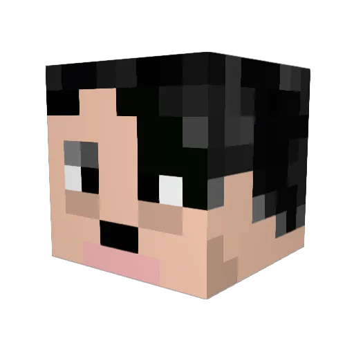NateThePyro Minecraft avatar head, 3D render