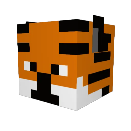 Nateatron1000 Minecraft avatar head, 3D render