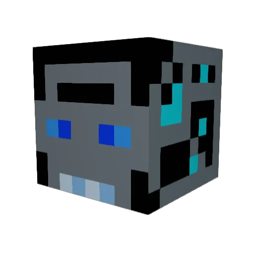 Natedog4747 Minecraft avatar head, 3D render