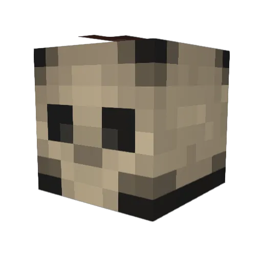 Natekirbz Minecraft avatar head, 3D render