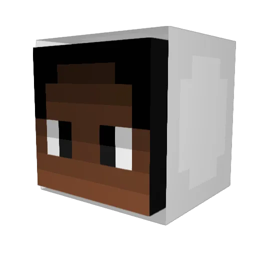 Natemaker123 Minecraft avatar head, 3D render