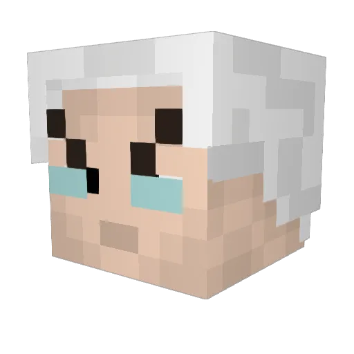 Nater___ Minecraft avatar head, 3D render