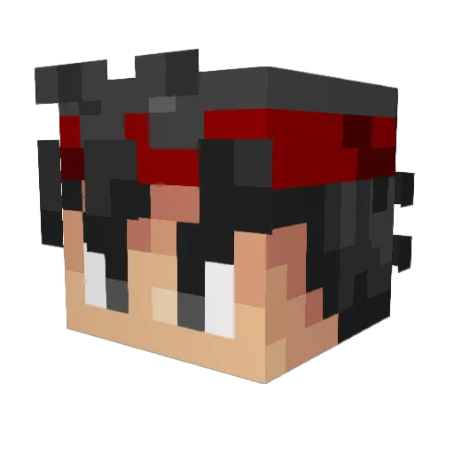 Naterator03 Minecraft avatar head, 3D render